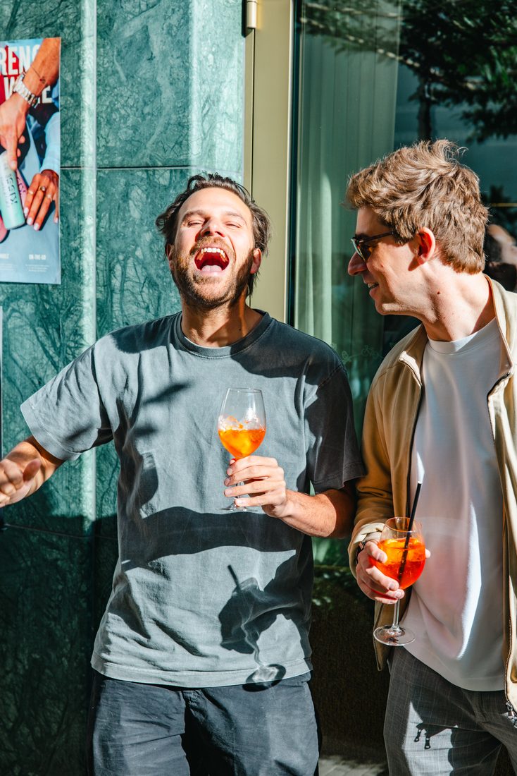 Good vibes on the terrace